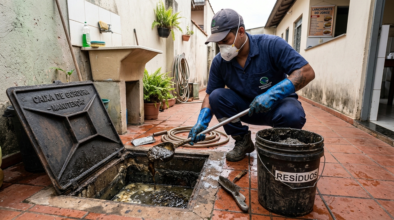 Manutenção de Caixa de Gordura em Porto Velho‑RO
